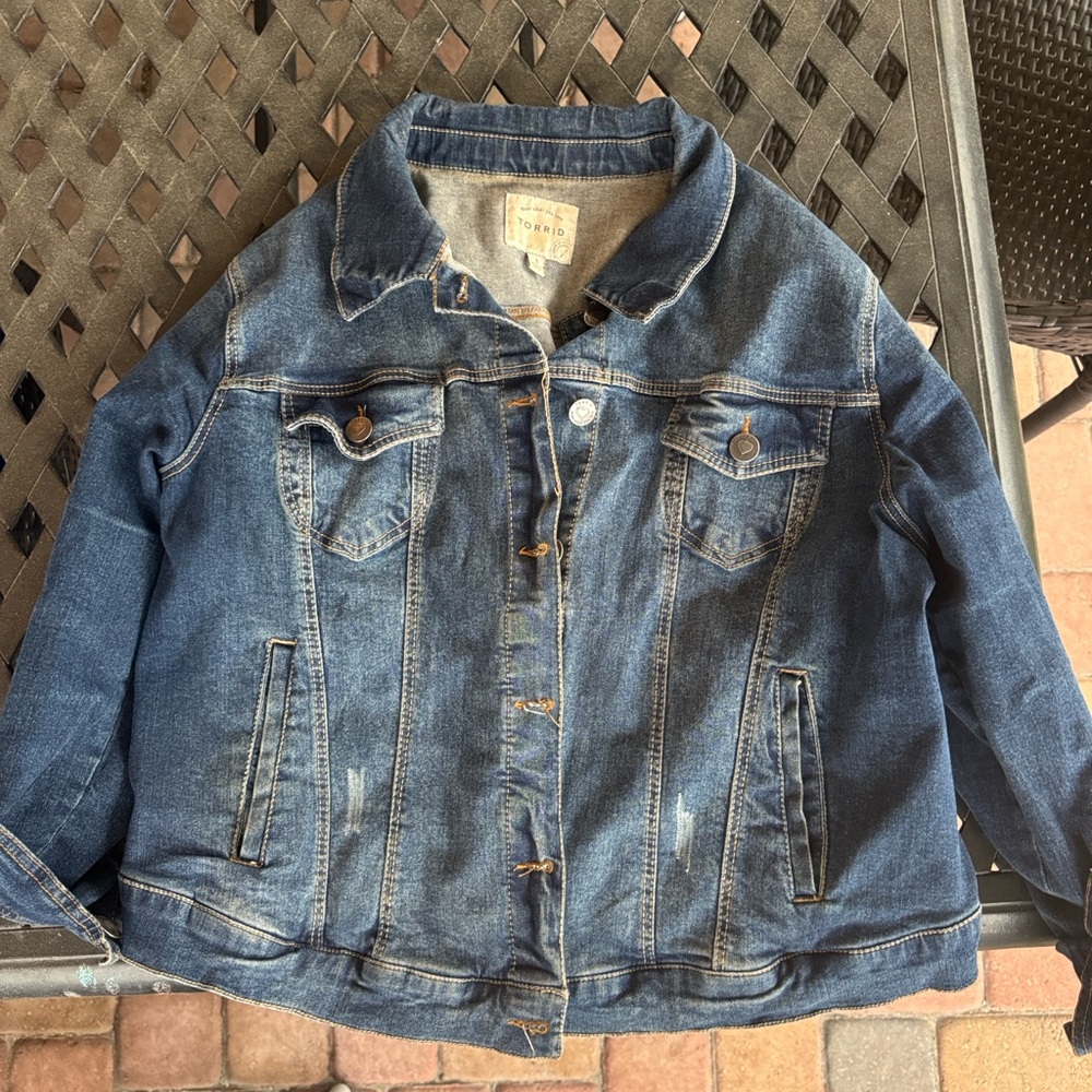 Torrid Denim Jacket Size 1